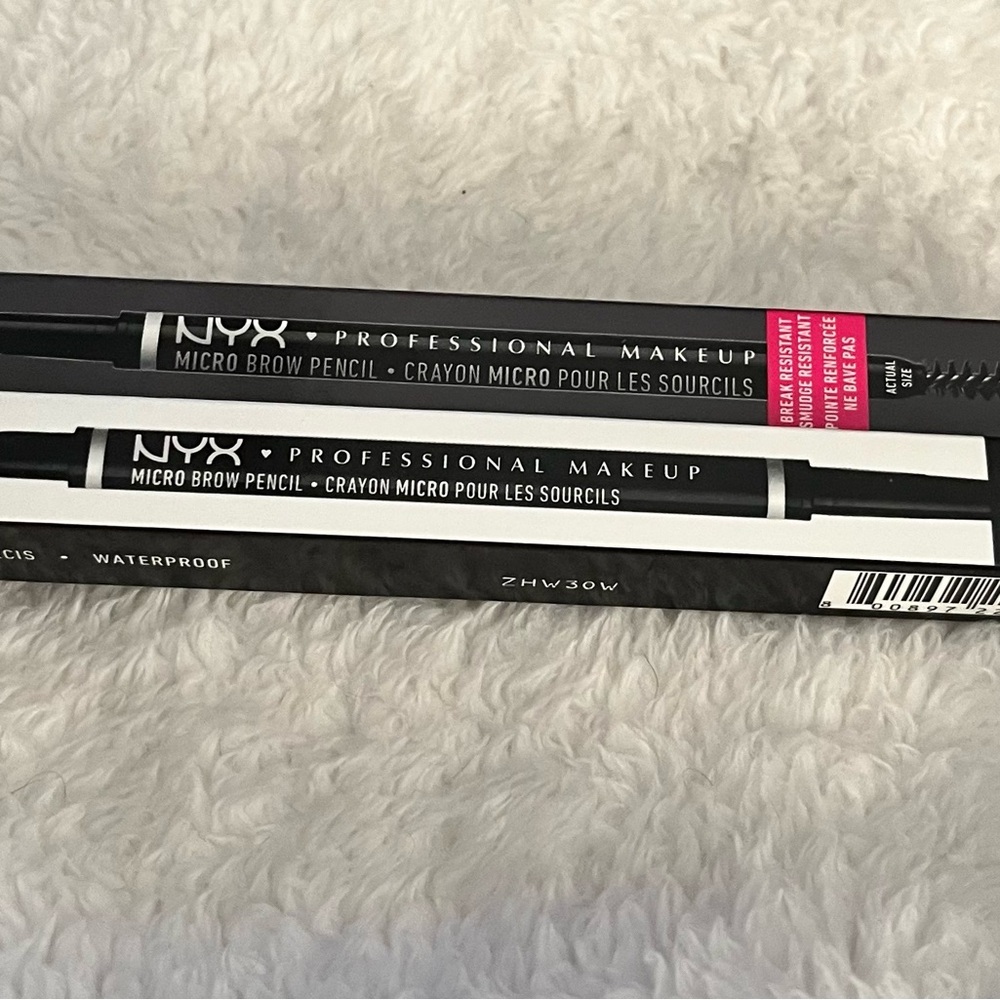 (2) GRAY NYX Micro Brow Pencil